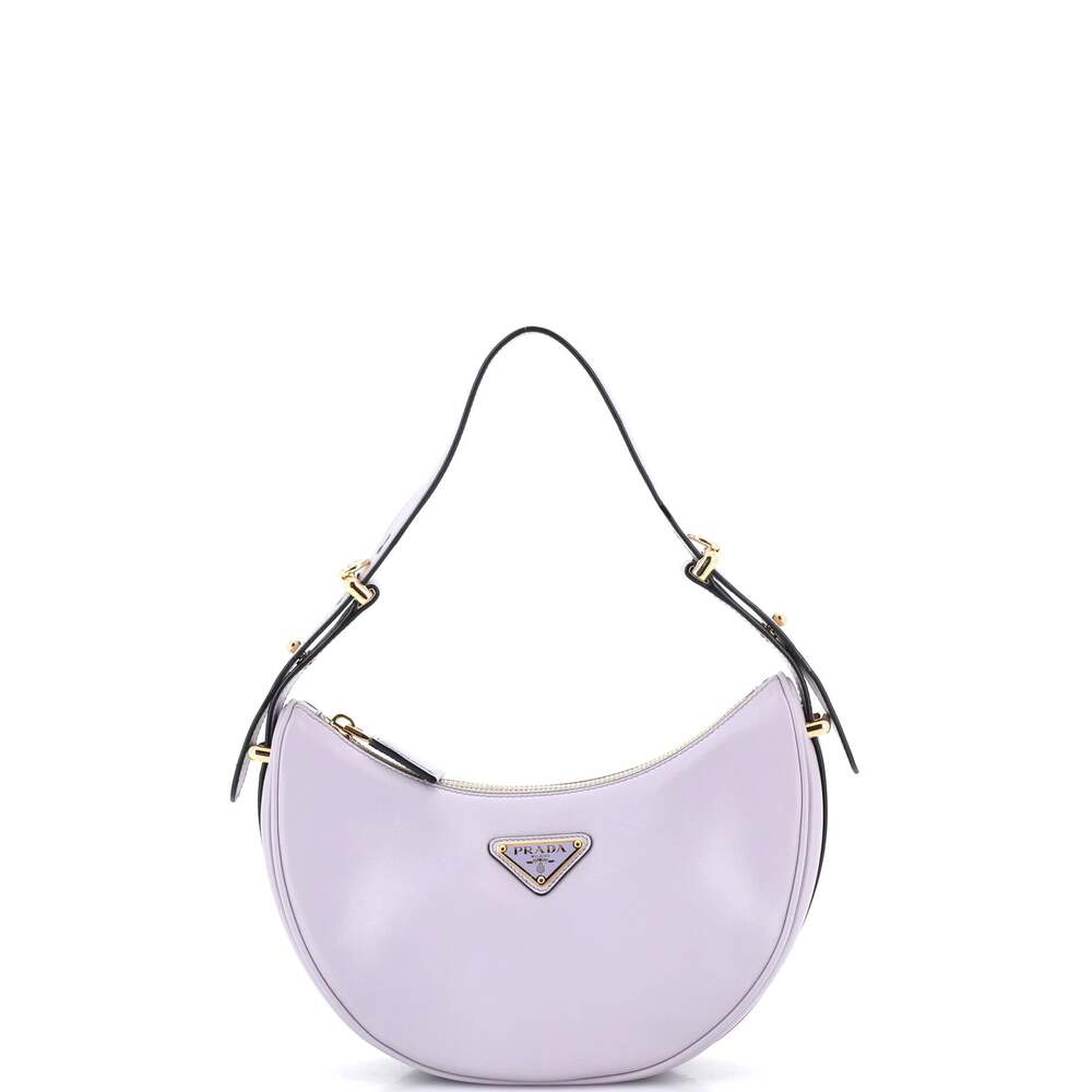 Prada Arque Half Moon Hobo Leather #238205P24B